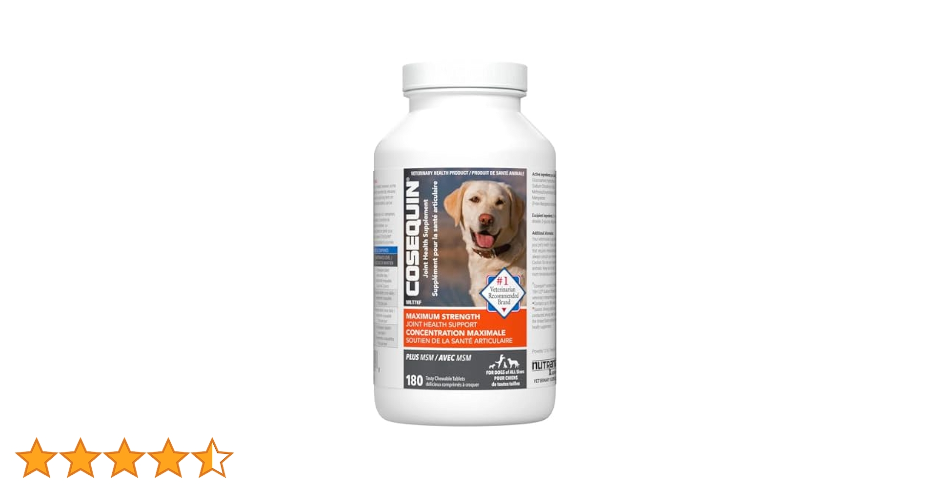 コセクイン　COSEQUIN+MSM　180錠×2 Cosequin® Chewable Tablets Plus MSM Joint Support for Dogs